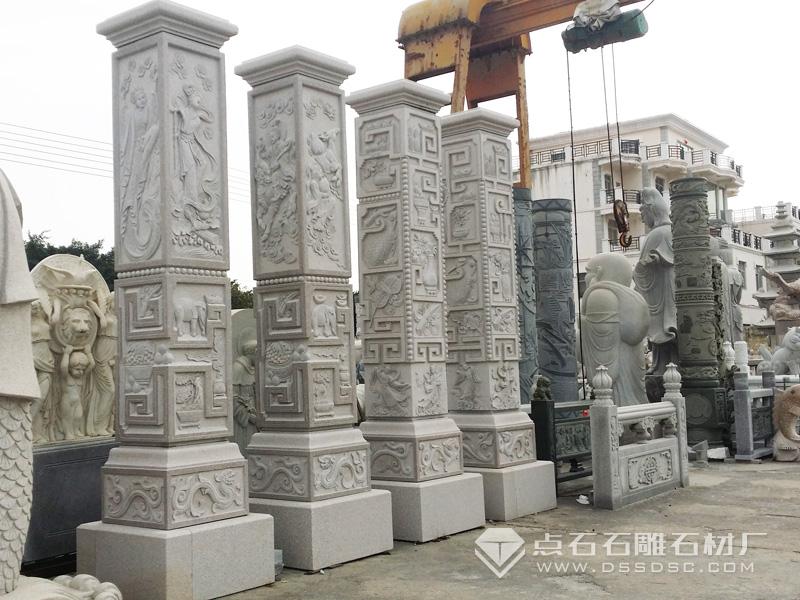 石雕文化柱